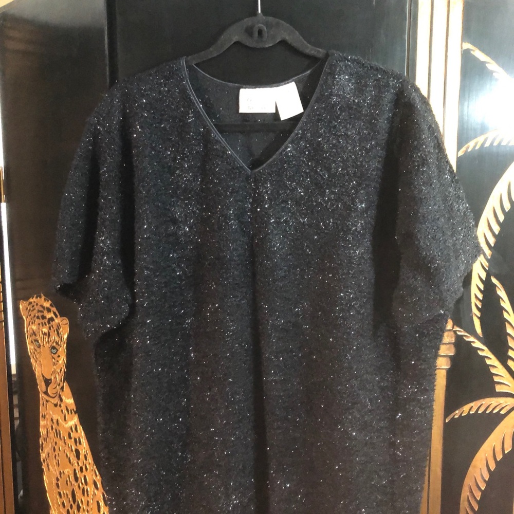 Black Glitter Sweater- Size 22W/ 24W